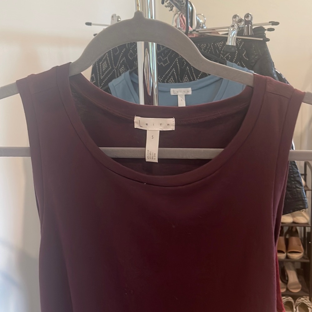 Leith size small ruched cotton dress